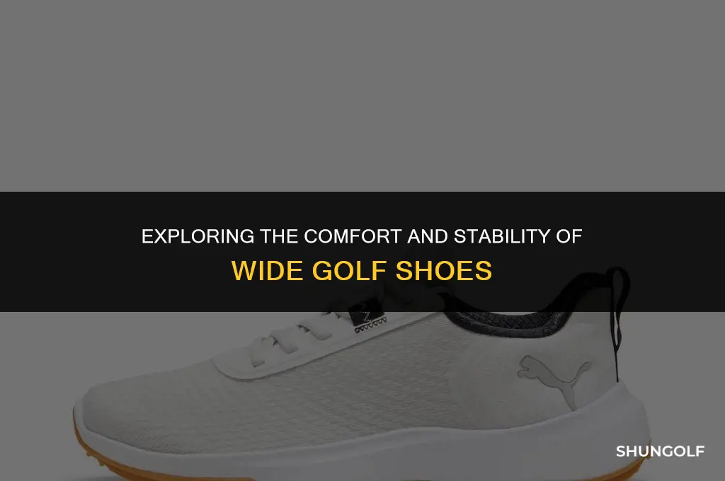 what is wide golf shoes