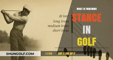 Golf Stance: Widening for Stability and Power