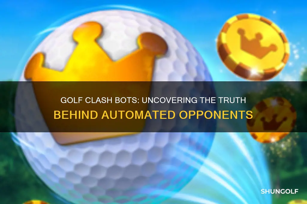 what is with golf clash and the bots