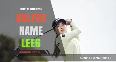 Lee6 LPGA Golfer: Unraveling the Unique Name Mystery