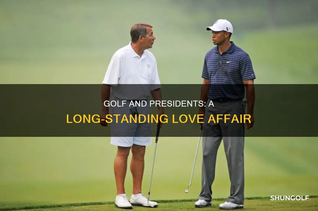 what is with presidents and golf