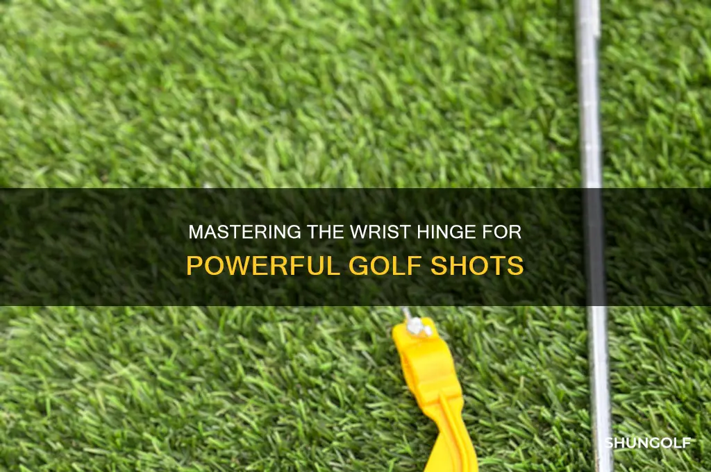 what is wrist hinge in golf