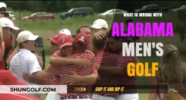 Alabama Men's Golf Struggles: Uncovering the Team's Recent Challenges