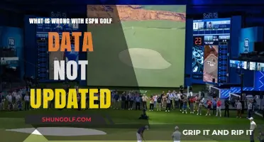 ESPN Golf Data Update Issues: Why Scores Aren't Refreshing