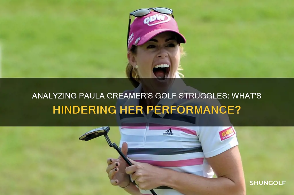 what is wrong with paula creamer