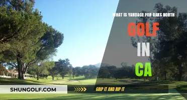 Exploring Oaks North Golf Course Yardage in California