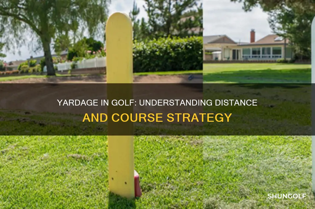 what is yardage in golf