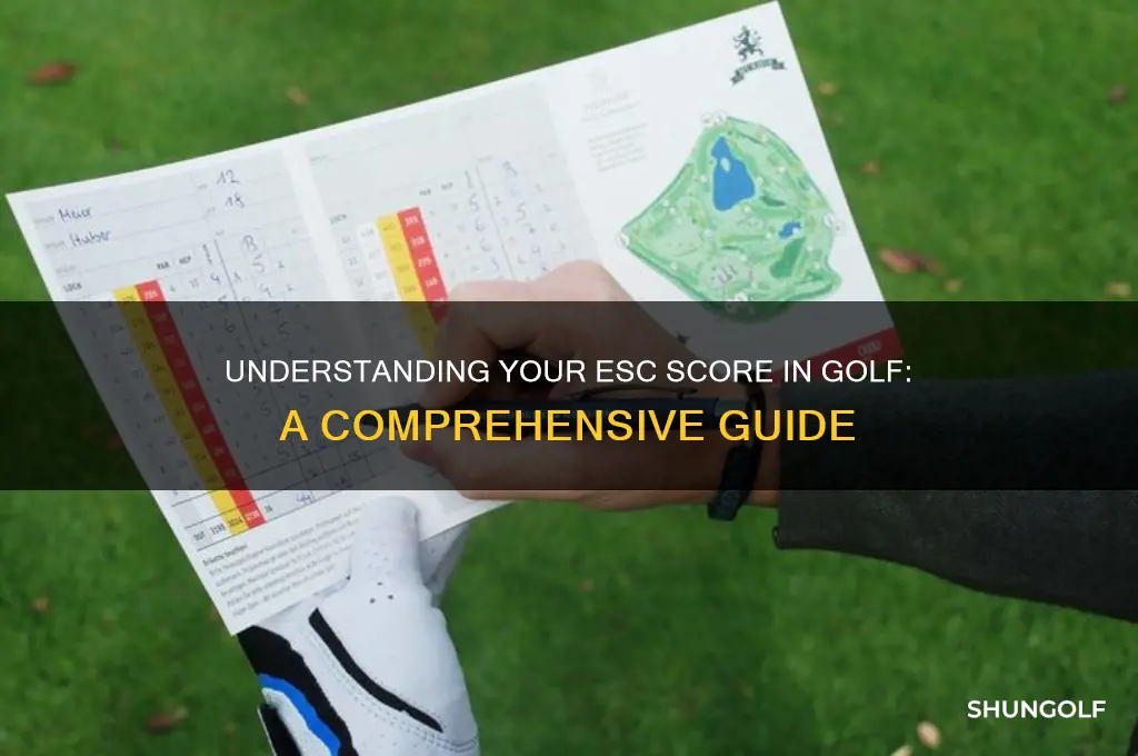 what is your esc score in golf