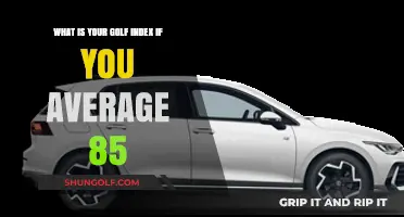 Understanding Your Golf Index: What Does an 85 Average Mean?