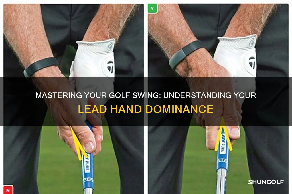 what is your lead hand in golf