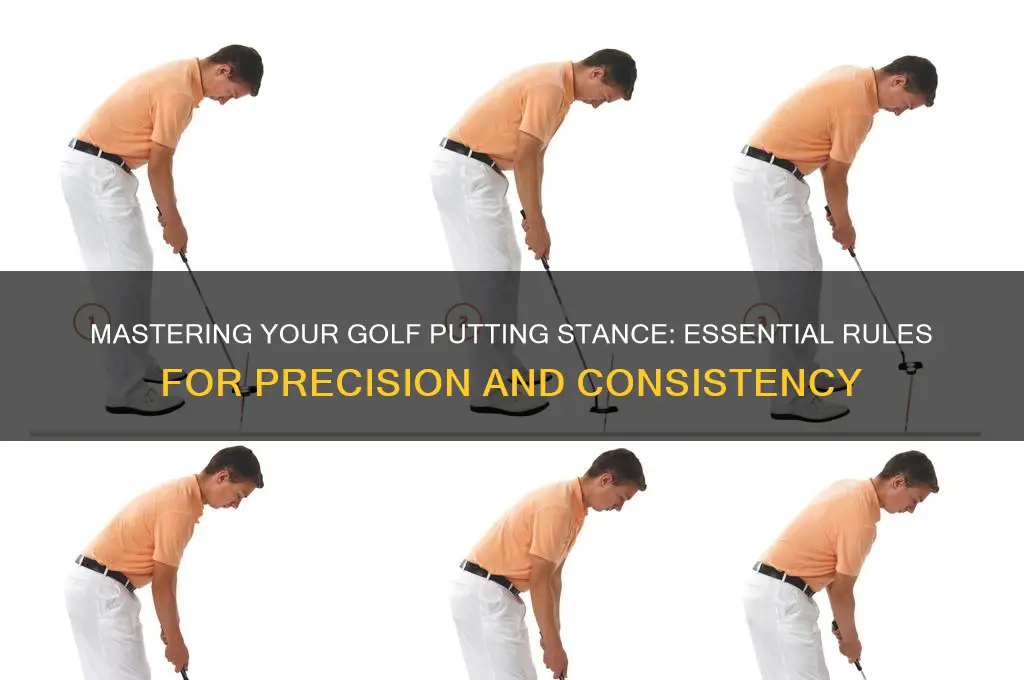 what is your putting stance rules for golf