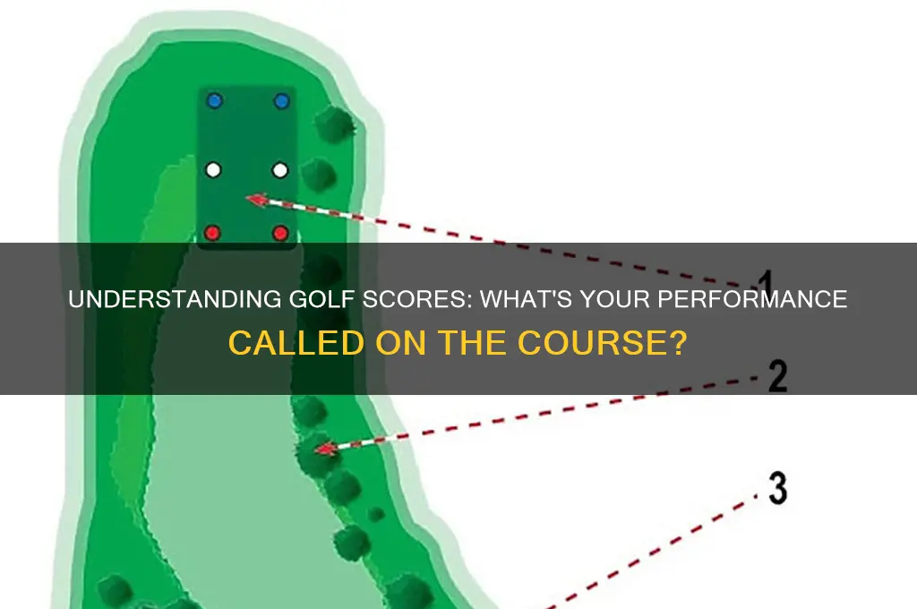 what is your score called in golf