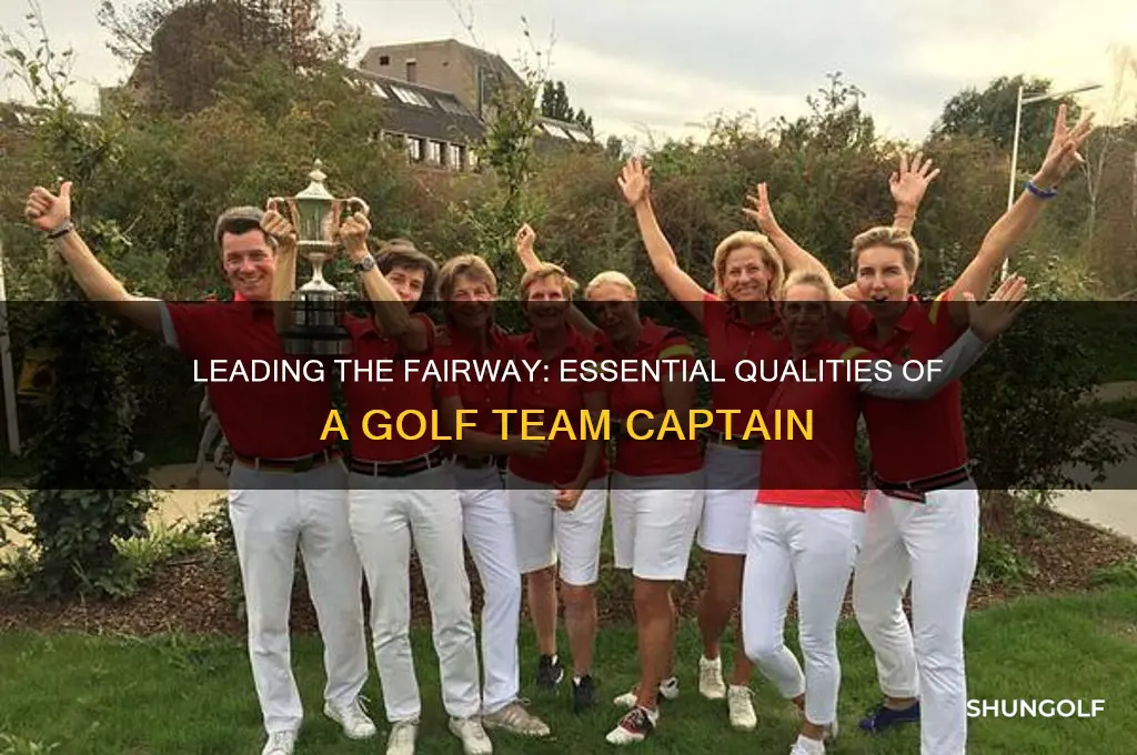 what it takes to be golf team captain