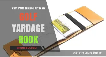 Essential Items to Include in Your Golf Yardage Book for Success