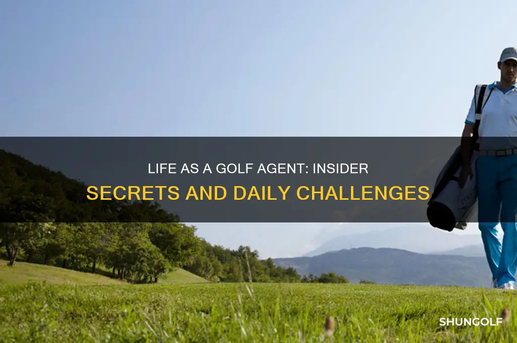 what its like being a golf agent