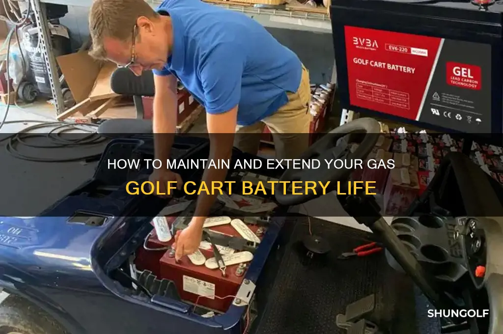 what keeps a gas golf car battery charged