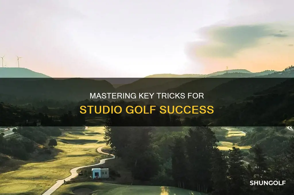 what key tricks studio in golf