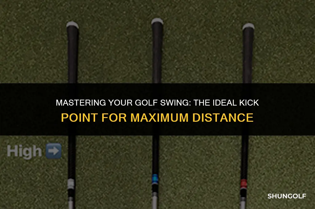 what kick point should i use golf
