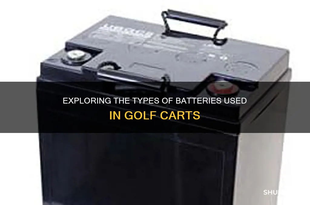 what kind of batteries do golf carts use