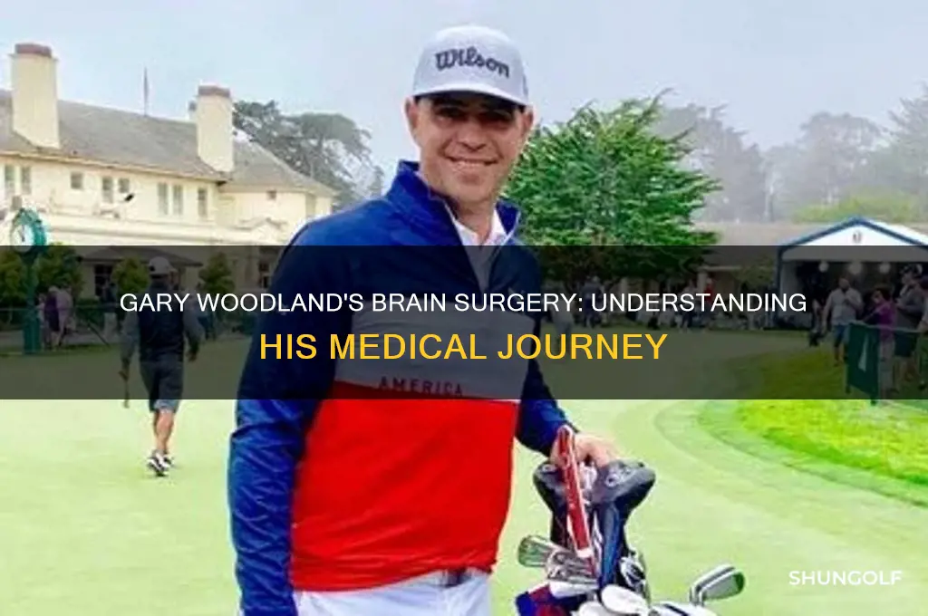 what kind of brain surgery did golfer gary woodland have