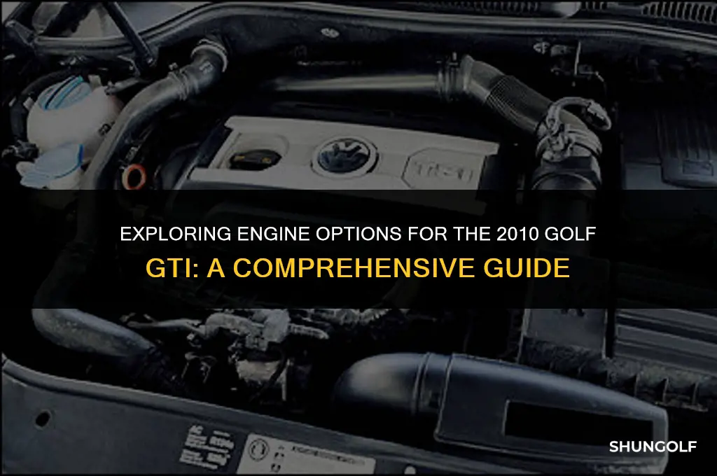 what kind of engines can a 2010 golf gti have