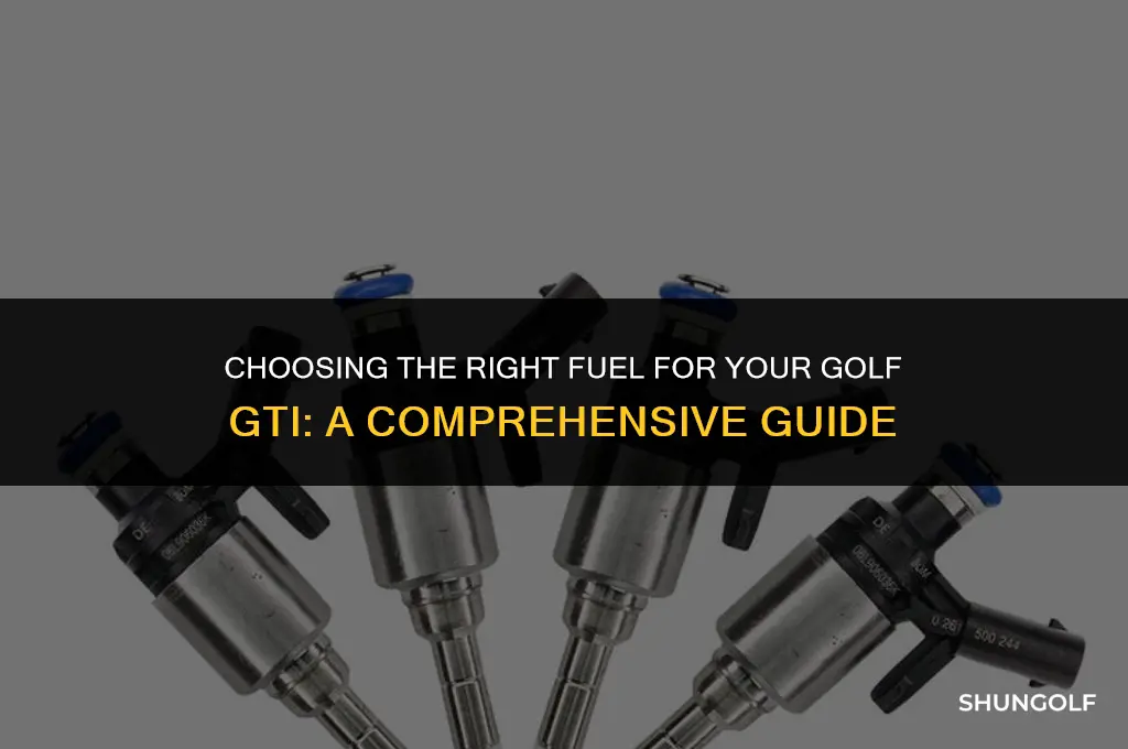 what kind of gas to use in golf gti