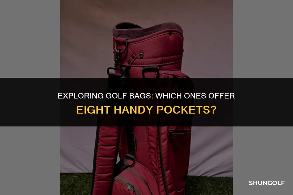 what kind of golf bag has 8 pockets