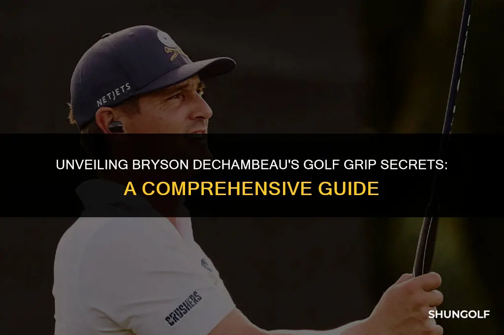 what kind of golf grips does bryson dechambeau use