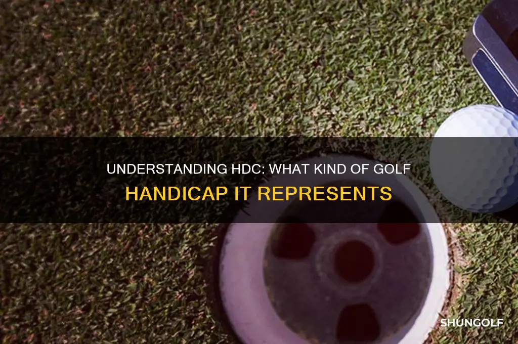 what kind of golf handicap is hdc