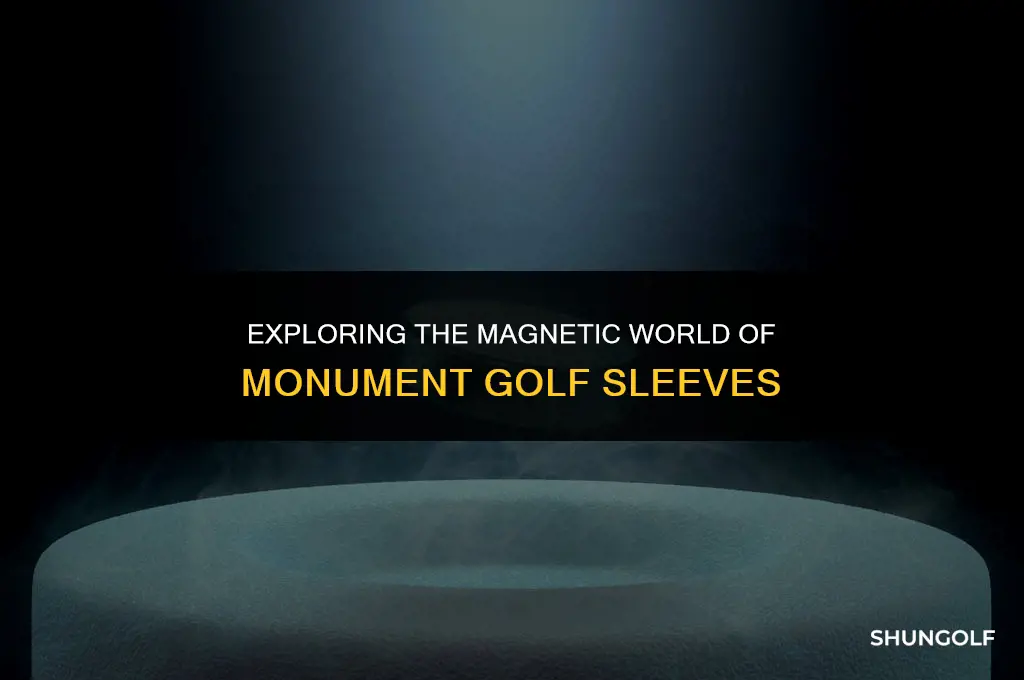 what kind of magnets are used in monument golf sleeve