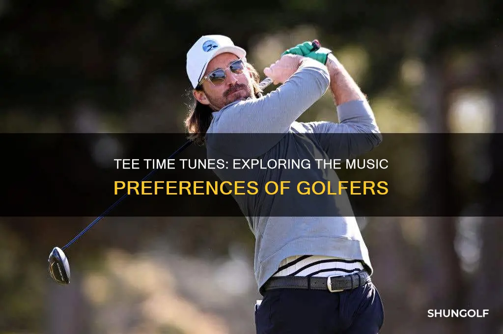 what kind of music do golfer listen to