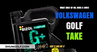 2002 Volkswagen Golf Oil Guide: Type, Capacity, and Recommendations