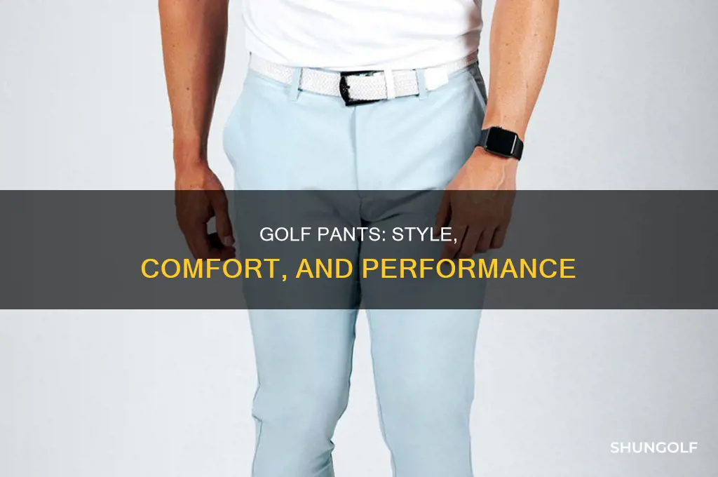 what kind of pants for golf
