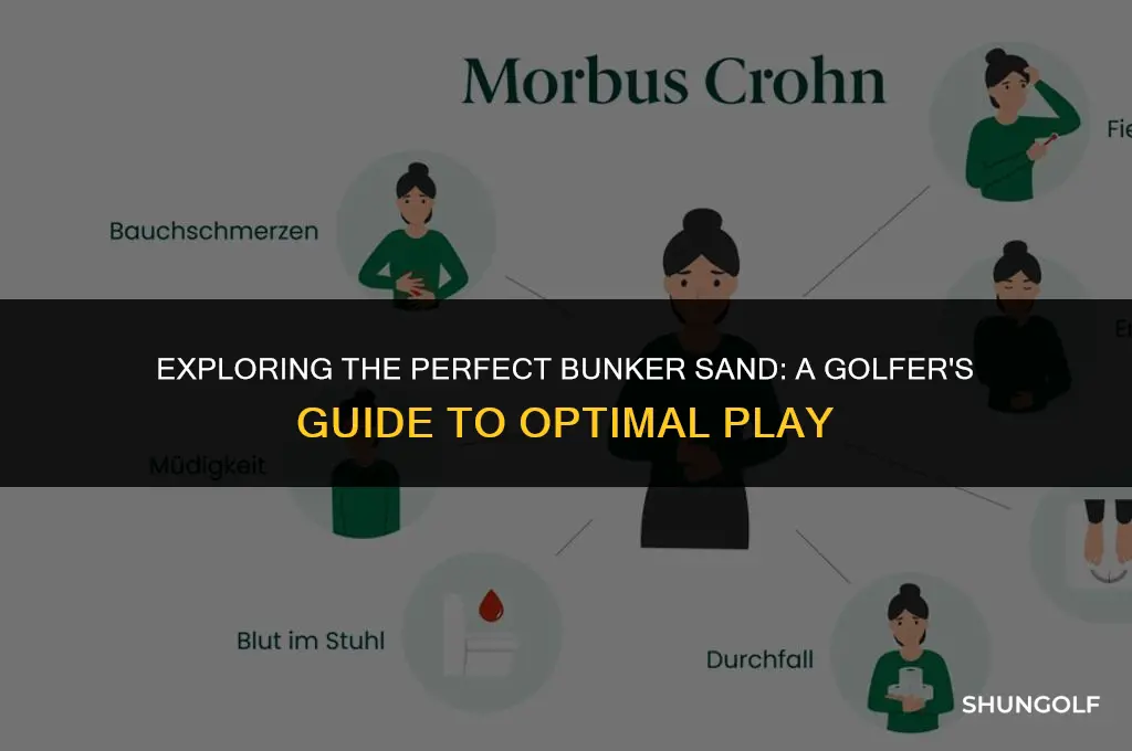 what kind of sand is used in golf bunkers