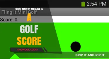 Understanding Golf Scores: Categorizing the Variable in Statistical Analysis