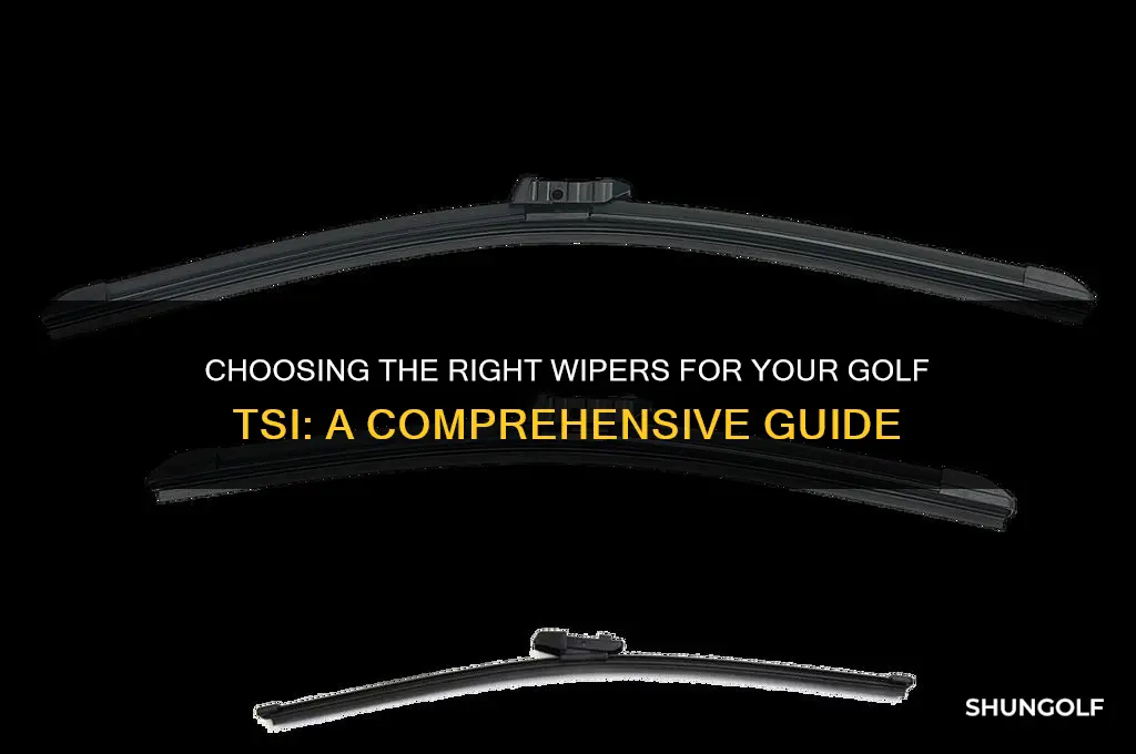 what kind of wopers does my golf tsi take