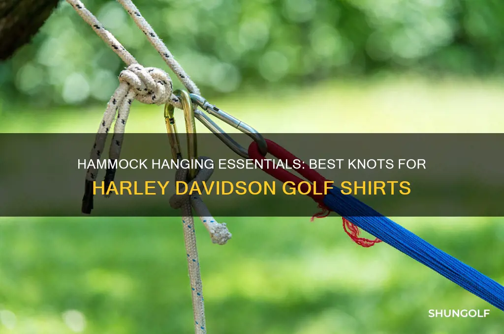 what knot to tie for a hammockharley davidsin golf shirts