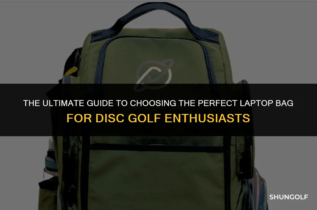 what laptop bag best fo disc golf