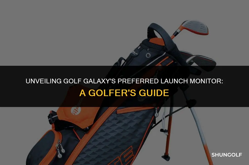 what launch monitor does golf galaxy use