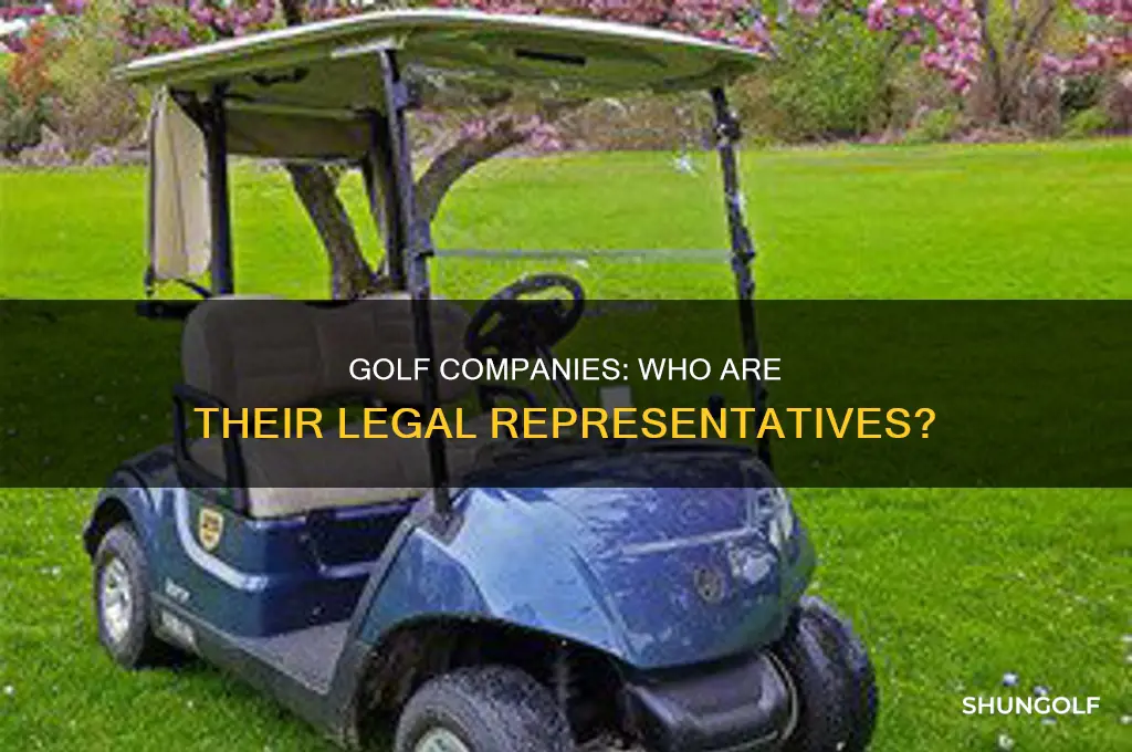 what law firms represent golf companies