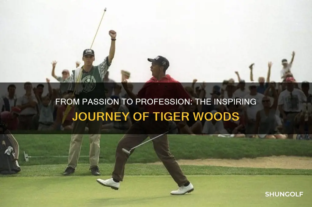 what led iger wood to be a golfer