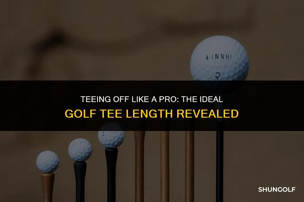 what length golf tees do pros use