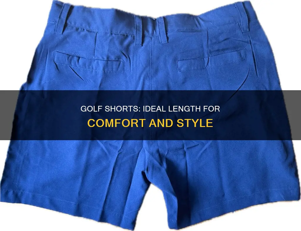 what length should golf shorts be