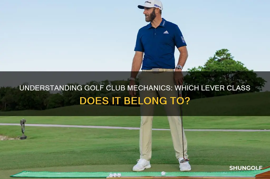 what lever class does a golf club belong to