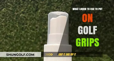 Enhance Your Golf Game: The Best Liquid for Grip Installation