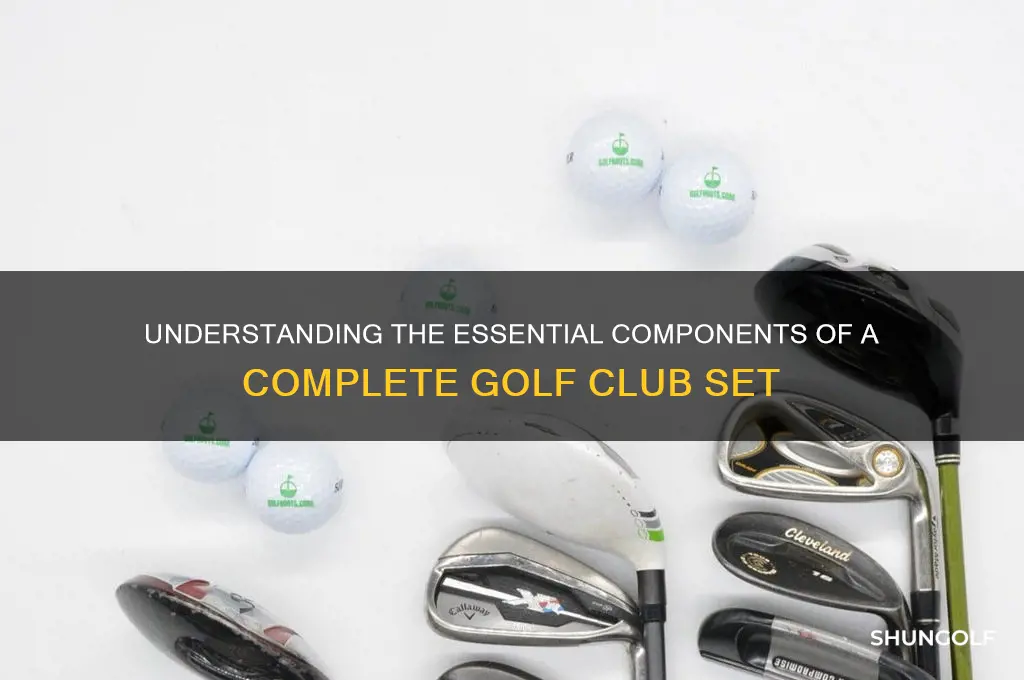 what makes a full set of golf clubs