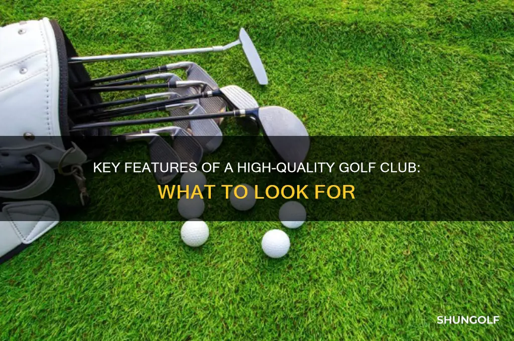 what makes a golf club good