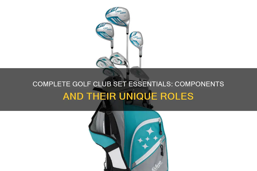 what makes a whole set of golf clubs