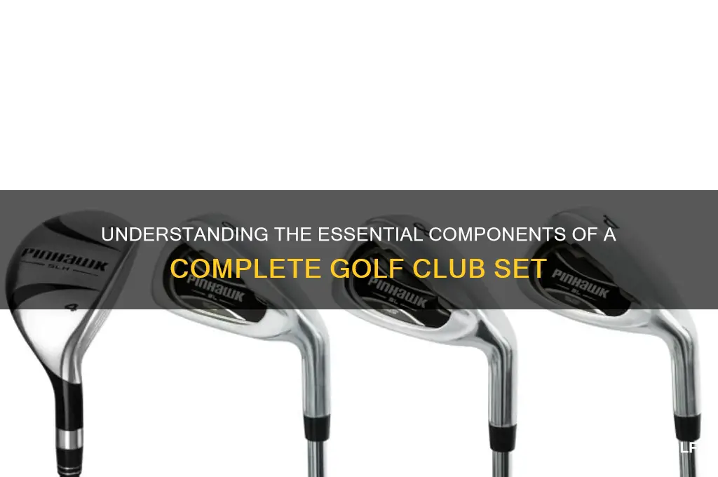 what makes up golf club set