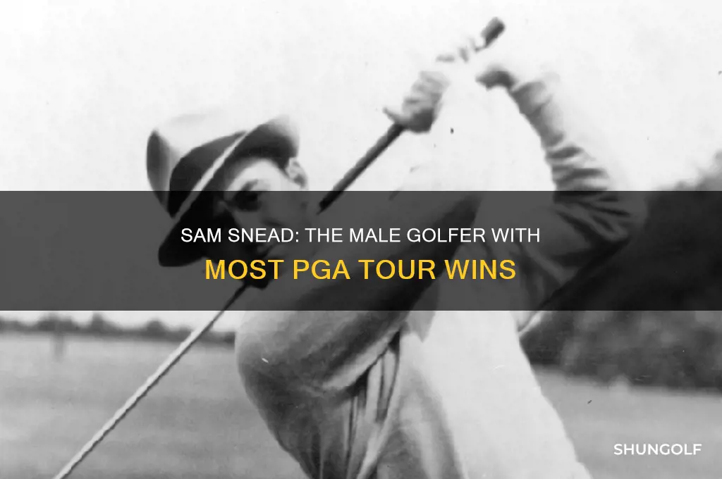 what male golfer has most pga tour victories
